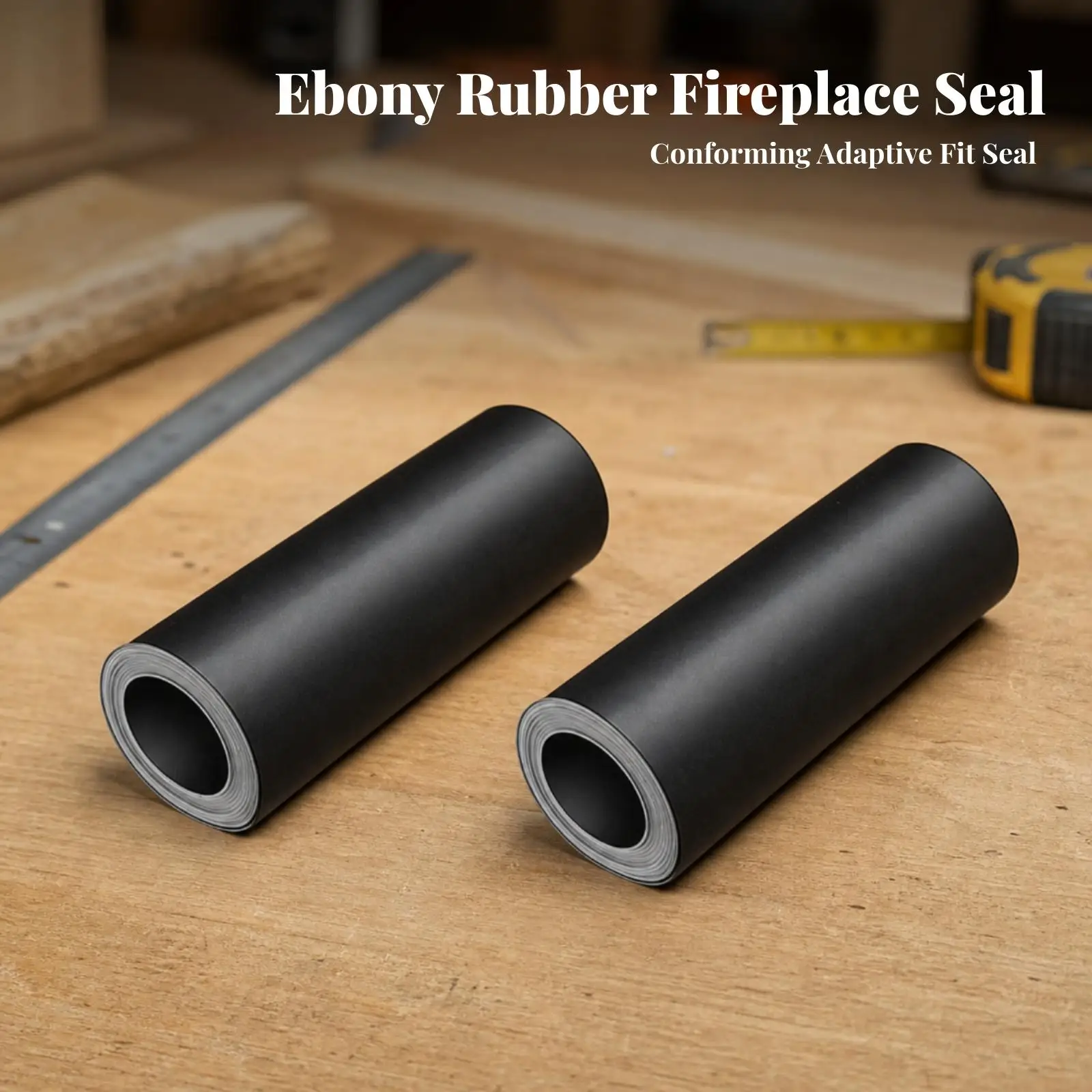 2 Pieces Vent Cover Flexible Magnetized Fireplace Airflow Stopper Strip Cuttable
