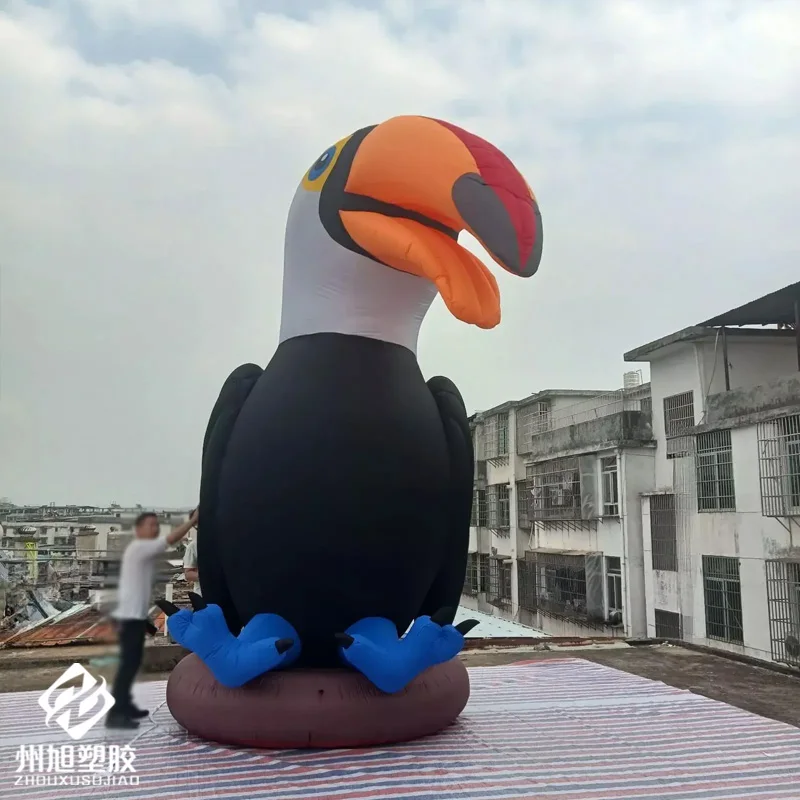 Inflatable bird, with a blower, zoo decoration, inflatable animal, event decoration props