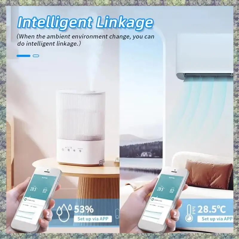 

WON Wi-Fi 3,0 датчик температуры и влажности Крытый умный гигрометр термометр поддерживает Alexa Home Tuya Smart Life
