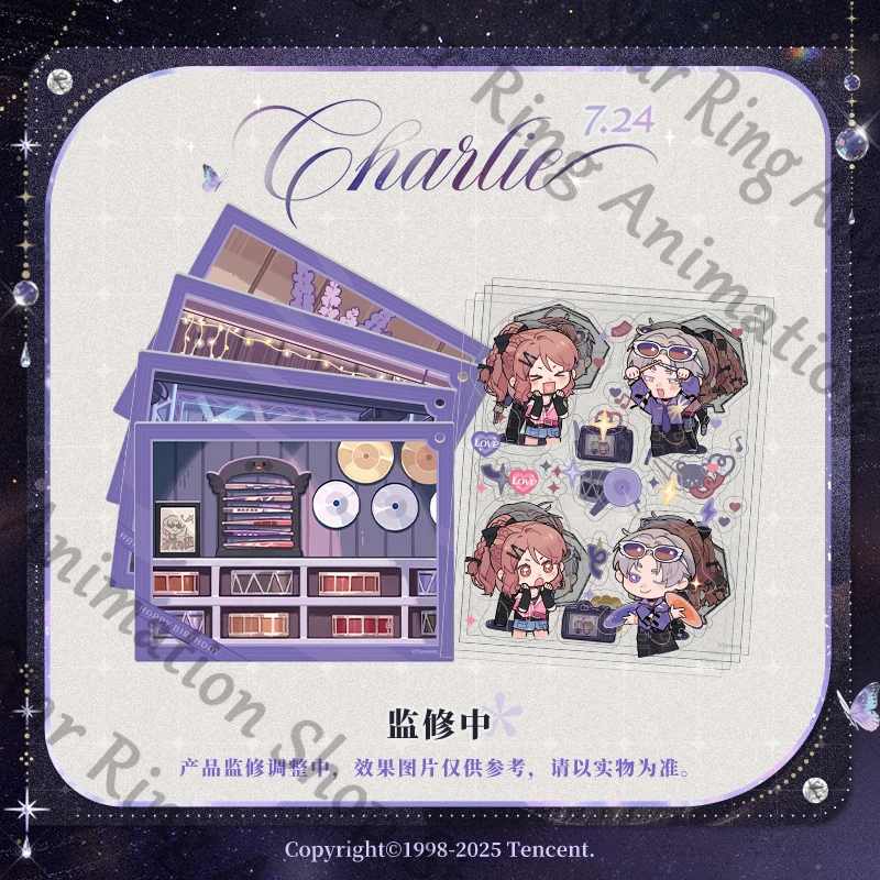 

Свет и ночь Чарли 2025, серия на день рождения, сцена, сделай сам, интерактивный акриловый набор, официальный подлинный коллекционный выпуск, подарок