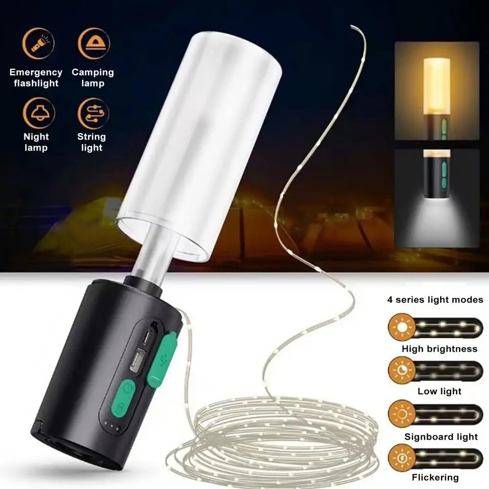 Portable Tent Light Versatile Durable Camping Light Sets for Outdoor Adventures Rechargeable Waterproof Portable Battery-powered