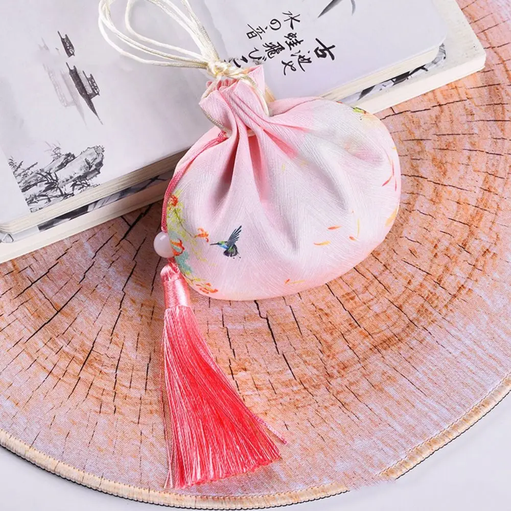 Фестиваль лодки-дракона с кисточкой, саше в китайском стиле, цветок, женская сумка для ювелирных изделий, подвесная сумка с принтом, сумка для хранения в китайском стиле