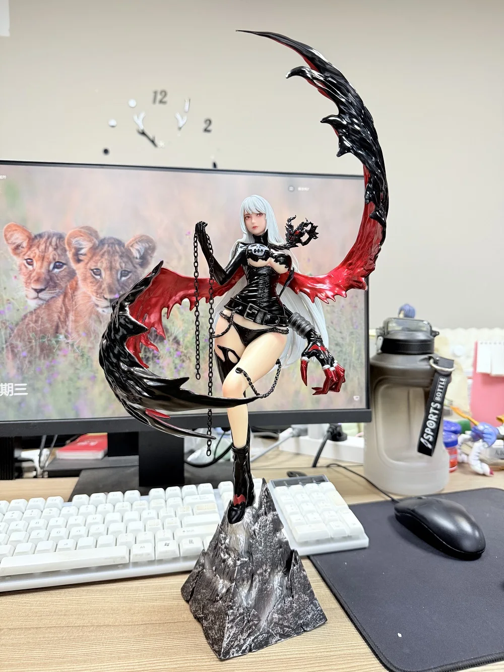 

48cm Lady Devimon Digimon Anime GK Figure Toy Painted Collectible Game Statue Desk Setup Pc Case Ornament Gift For Anime Fans