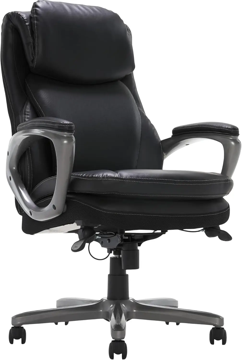 

Serta® Smart Layers™ AIR Arlington Executive Chair, Black/Pewter