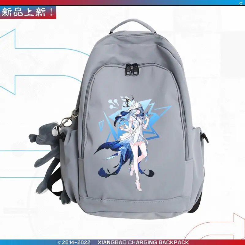 Mingchao Game Peripheral Character Shoreman Collaboration Backpack Unisex Large Capacity Travel Bag Trendy JL Anime