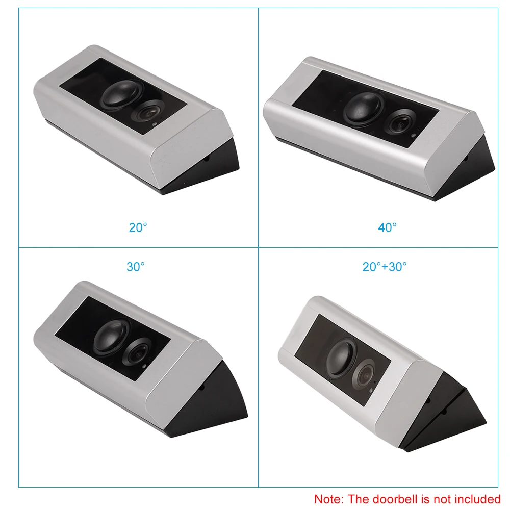 Bracket Adjustable Angle Doorbell Bracket for Ring Video Doorbell Pro More Angle Choices for Video Doorbell