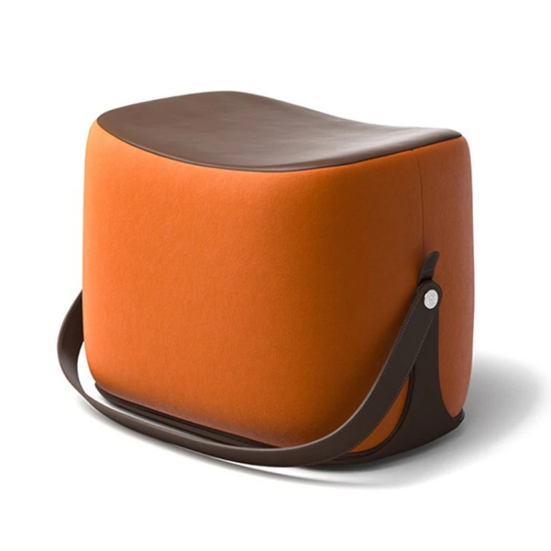 Saddle stool ins Portable minimalist doorstep shoe stool fashion creative home storage stool shoe stool pedal