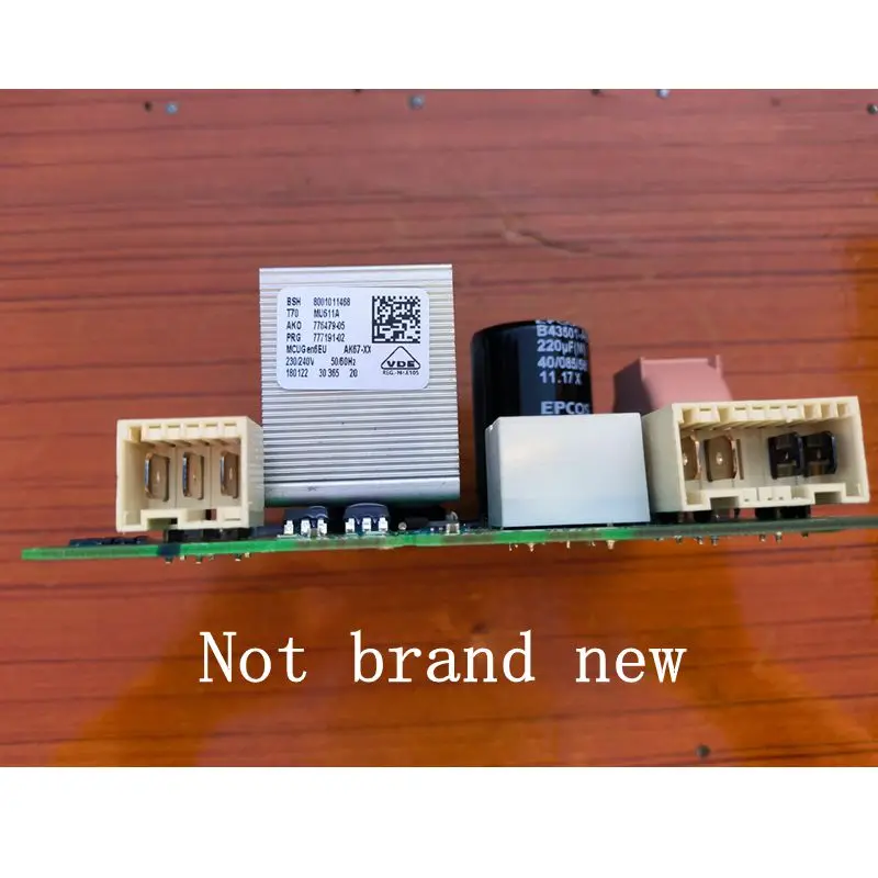 لمحرك محرك غسالة الطبل سيمنز لوحة التردد المتغير BSH 8001011468   90% أجزاء جديدة