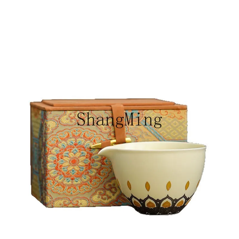 

PYH Dunhuang Yinlian Fair Cup Tea Sea Ceramic Public Cup Kung Fu Tea Set Household Small Uniform Cup Separate