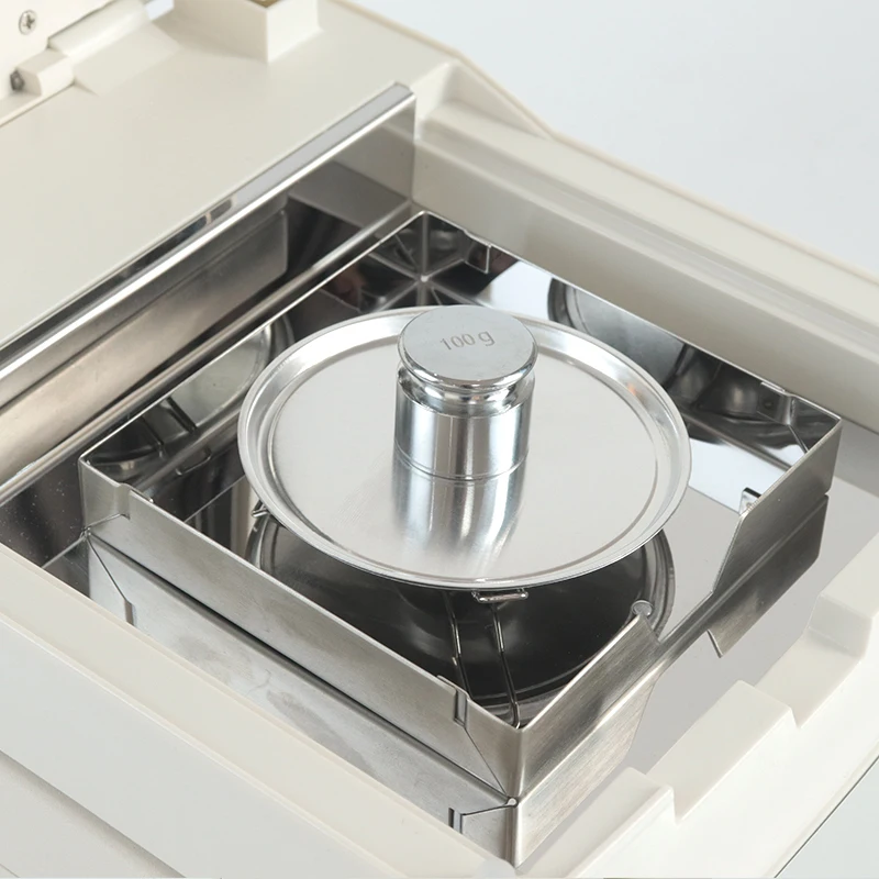 Food Grain Soil Tobacco Wood Tea Moisture Analyzer: Halogen Lab Tester for Quality Control