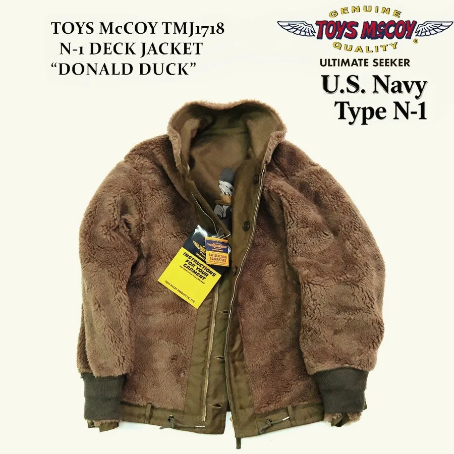 TOYS McCOY Deck FELIX CAT Chaqueta con cierre N-1 de edición especial por el 100 aniversario