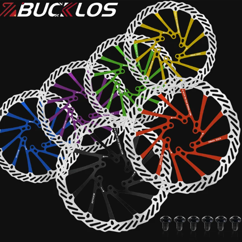 

BUCKLOS Bike Brake Rotor G3 160mm 180mm 203mm Hydraulic Disc Brake Rotors with 6pcs Bolts for MTB Mountain Bicycle Accessories