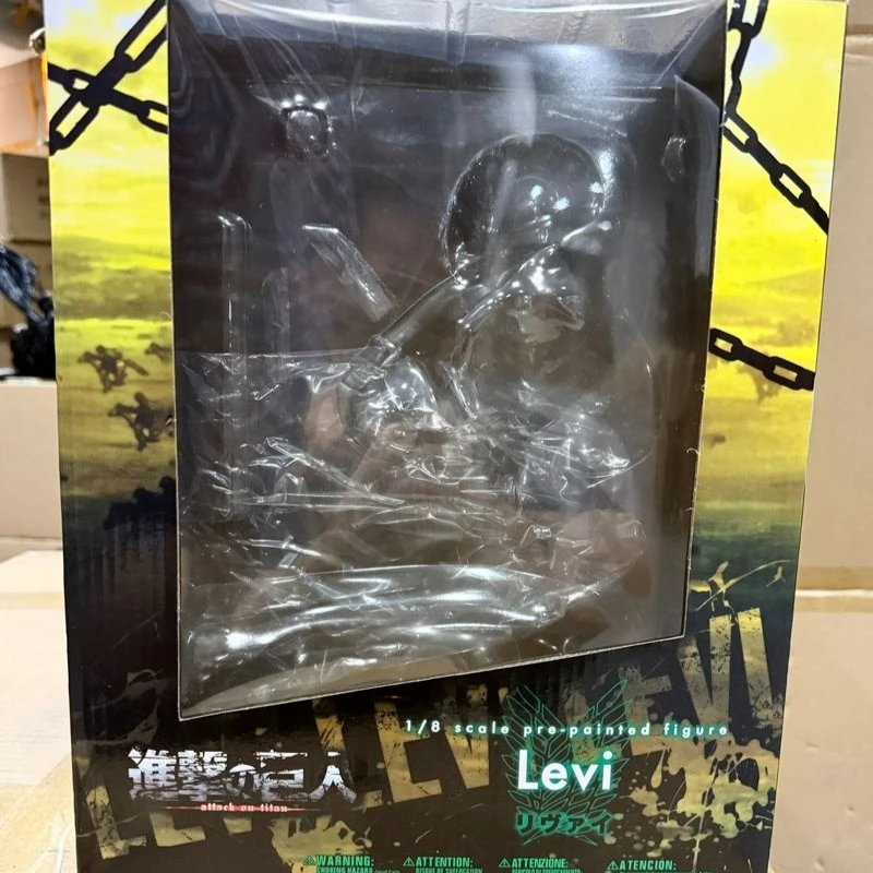 進撃の巨人-リヴァイ・アッカーマン-リニューアルモデル-pvcアクションフィギュア-ツリートランクバトルオーナメント-おもちゃ-男の子向け-アニメファン-誕生日プレゼント