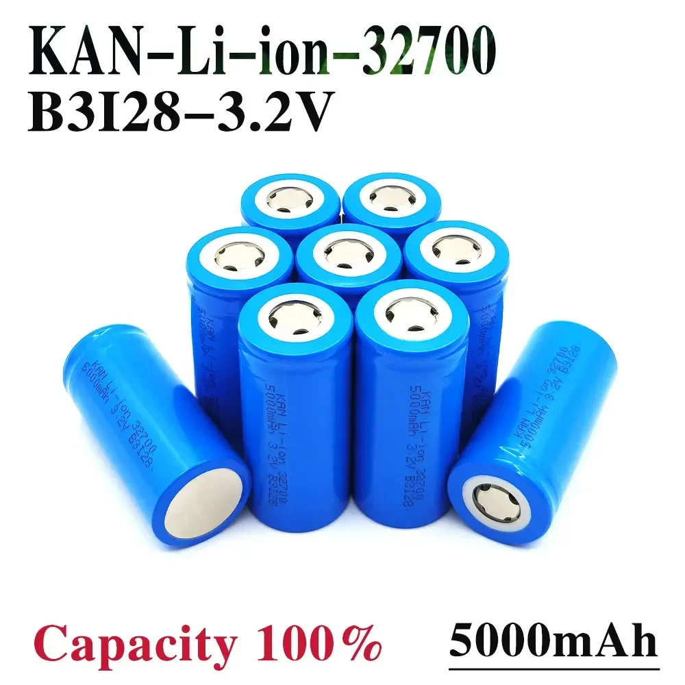 100% Original 32700 5000mAh 3.2V Lifepo4 Rechargeable Battery, Professional Lithium Iron Phosphate Power Battery 5ah