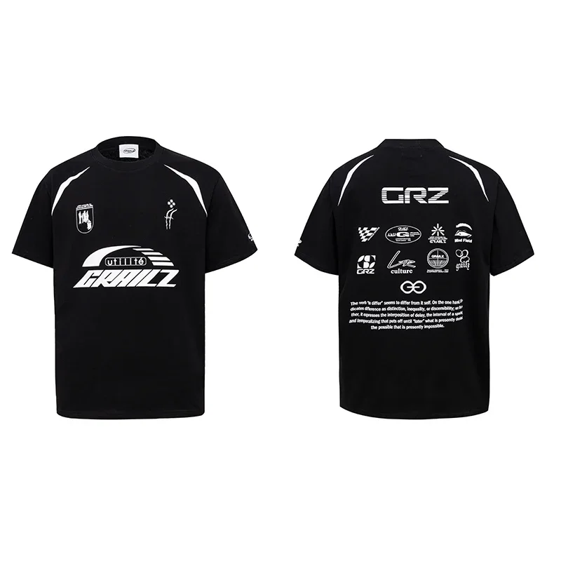 

Нишевый модный бренд для мужчин и женщин с одинаковым летним уличным модным принтом, свободная футболка из чистого хлопка с короткими рукавами INS