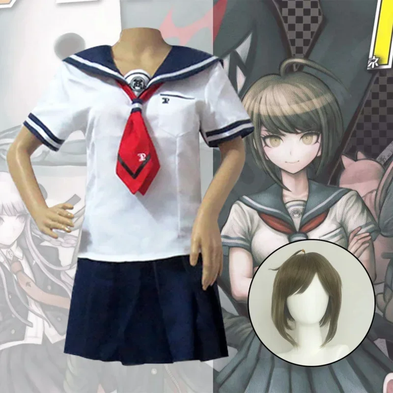 

Anime Danganronpa naegi Komaru cosplay costumes wig