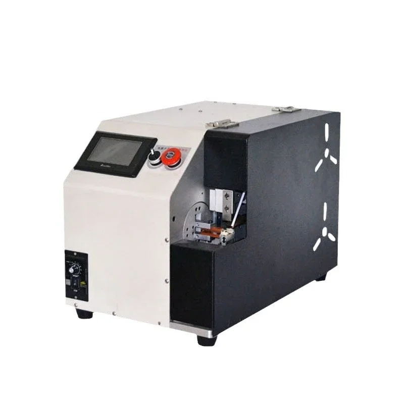 Data cable wrapped copper foil machine automatic, wrapped copper foil does not spread out precision positioning automatic