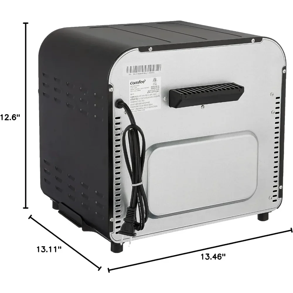 เคาน์เตอร์เตาอบ convective, 7-in 11250W, ความจุ14QT, พร้อมกับองค์ประกอบความร้อนที่มีประสิทธิภาพและลูกบิดปฏิบัติการที่ใช้งานง่าย