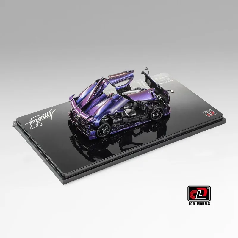 LCD 1:43 Pagani Imola die-casting alloy fully open car model collection souvenir, a favorite gift for boys.