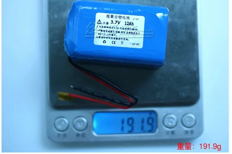 대용량 폴리머 리튬 배터리 384063 눈 보호 램프, 낚시 램프, 의료 장비, 3.7V, 12000mah