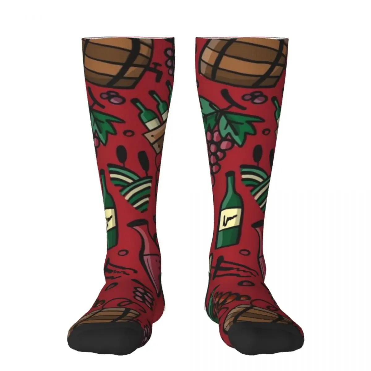 

wine Socks Run cute Women Socks Men's