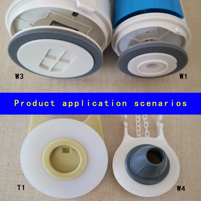 

Toilet Toilet Water Tank Seal 3pcs High Quality Silicone Drain Flush Valve Seal Washer Anti-leakage Toilet Accessory
