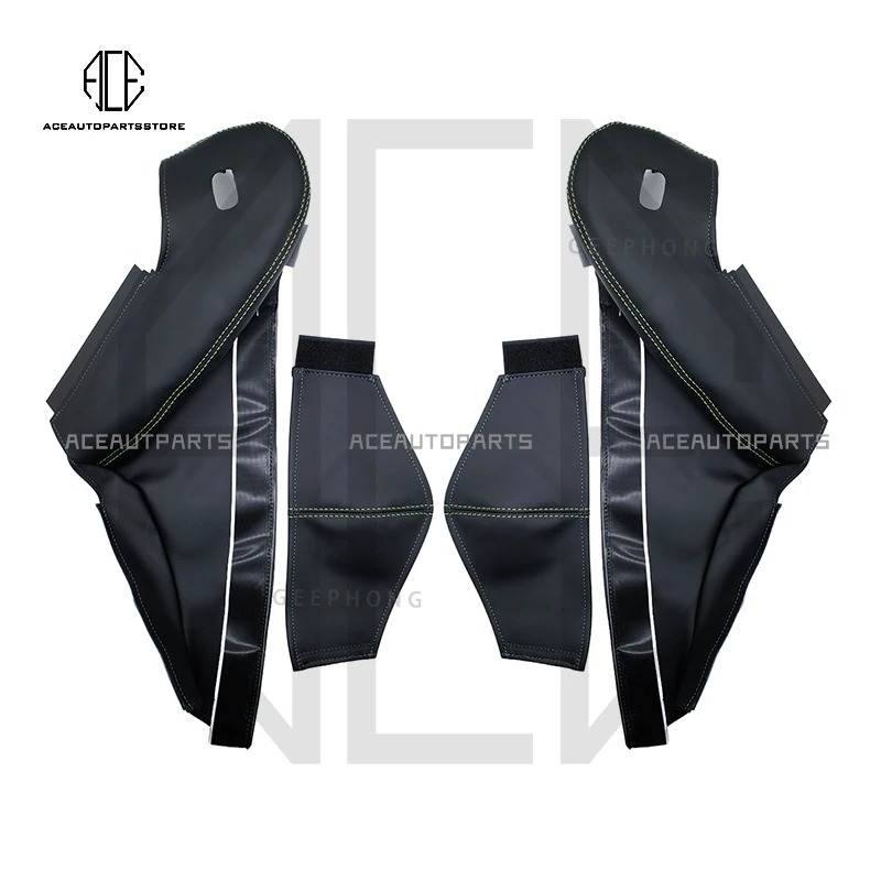Für Porsche 911 GT2RS GT3 GT3RS 918 718 GT4RS Carbon-Schalensitz Seiten-Taillenstütze Echtleder-Schutzbezug Interieur