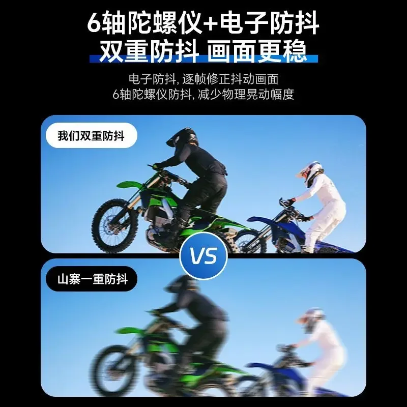 SJ20 dual-lens action camera night camera 4K ultra-clear motorcycle driving recorder non-360 panorama