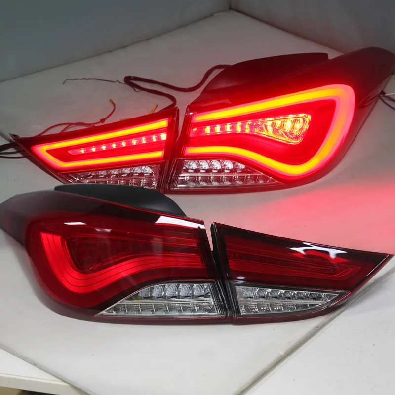 Full LED Tail Lamp Light Assy Avante I35 Elantra 2011-2016 Year Red Color WH For Hyundai