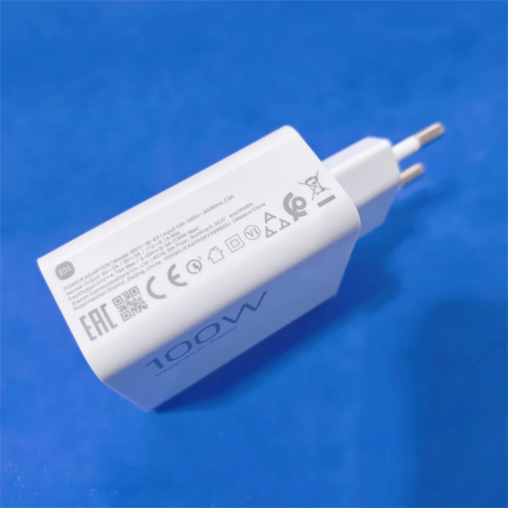 Xiaomi Redmi K100 K90 K80 Pro Max 100W Turbo Fast Charger EU Fast Charge Adapter 6A USB Cable For Mi 17 15 14 Ultra Poco X7 F8