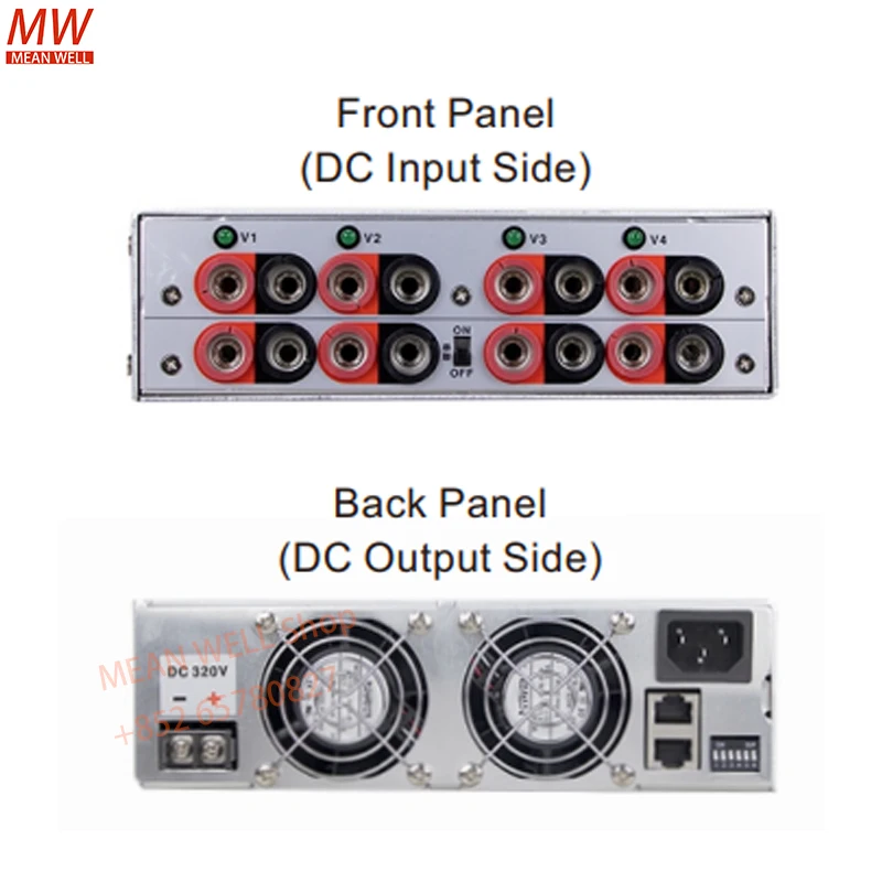 MEAN WELL Power Supply Original 4 Channels 1400W Energy Recycling DC Power Supply ERS-1400 ERS-1400H