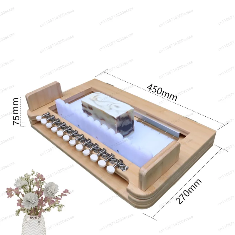 Handmade Soap Cutter 2.5cm Cutting Distance, Cold Process Professional Homemade Soap Slicer Tool
