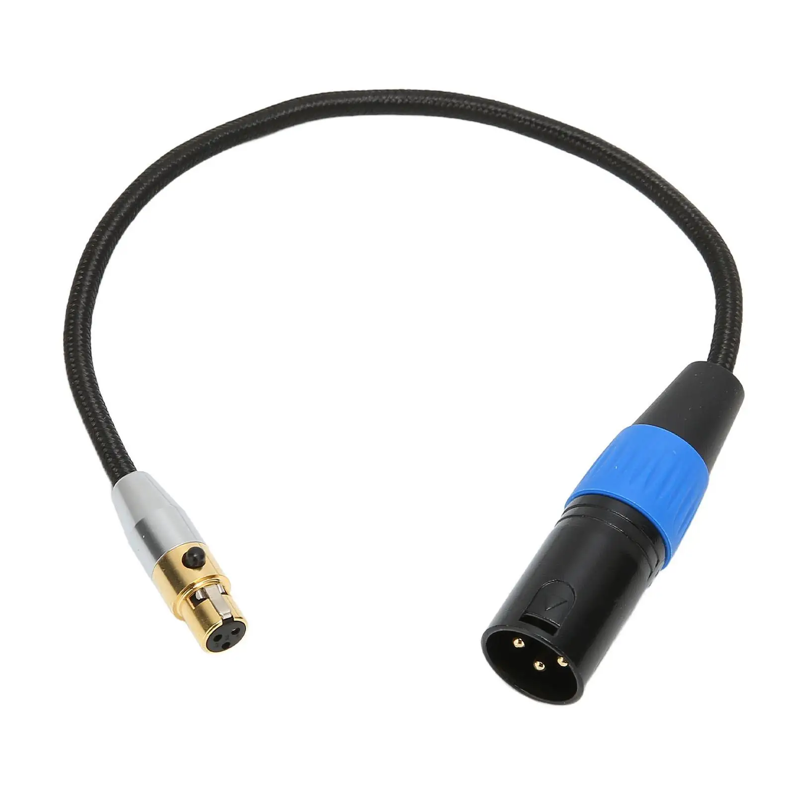 3 Pin XLR Cables with 24K Gold Plated Connector - Professional Noise Isolation for camera & for live Broadcast Sound Card