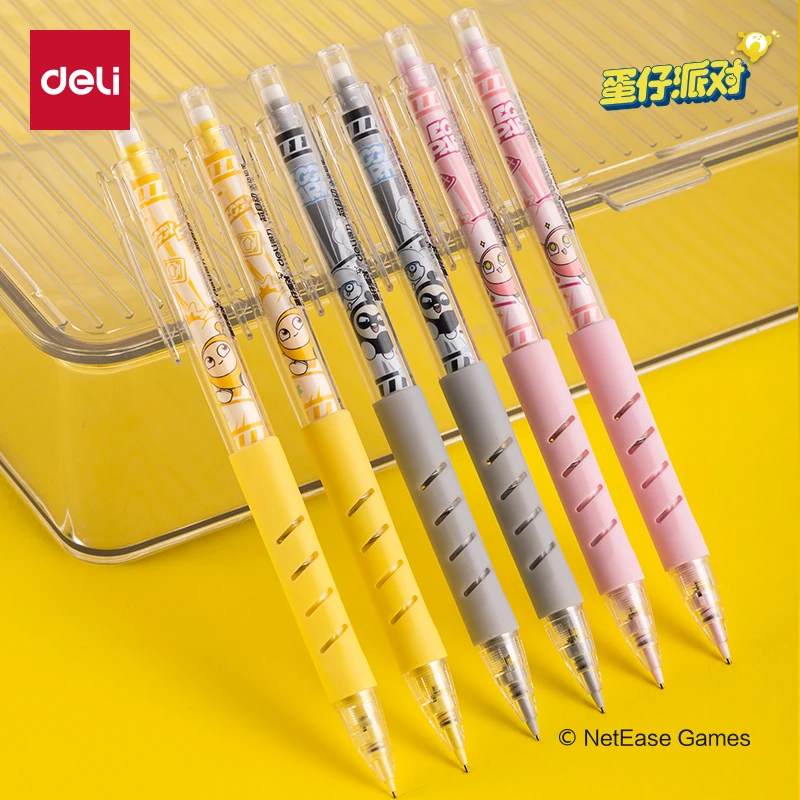 

Deli 3/6pcs 0.5mm Mechanical Pencils Lead Core Automatic Pencil School&Office Supplies Stationery Drawing Sketch Tools Gift