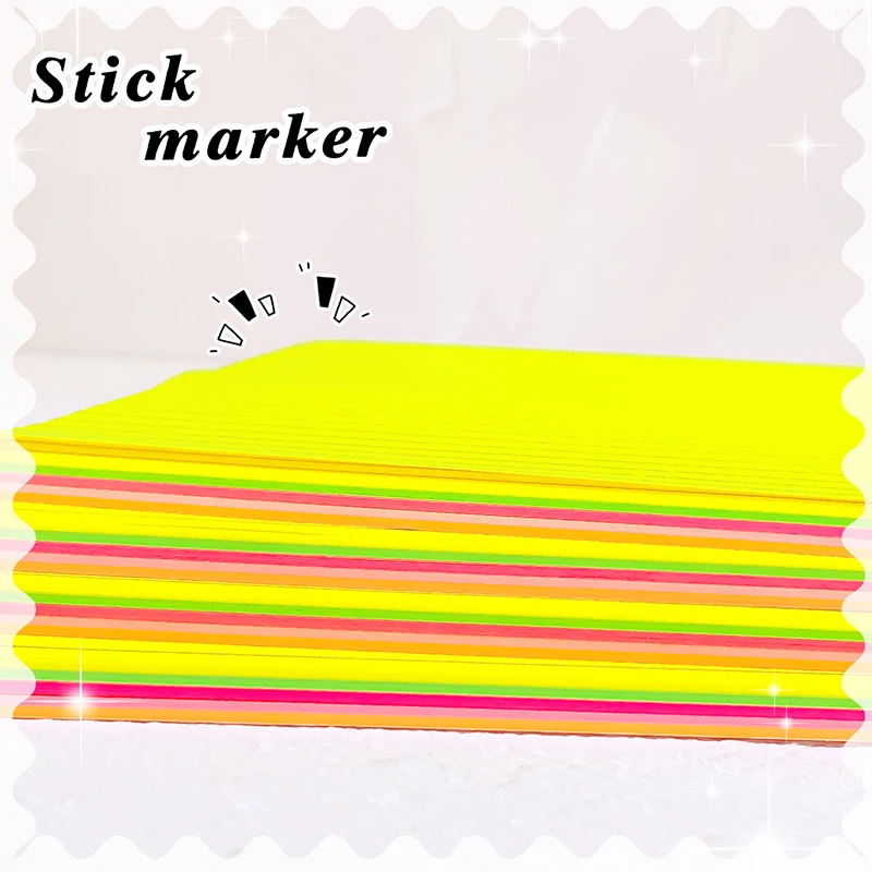 Stationery Large size memo pad planner adhesive notes self-adhesive notes office supplies sticky notes Paper stickers for books