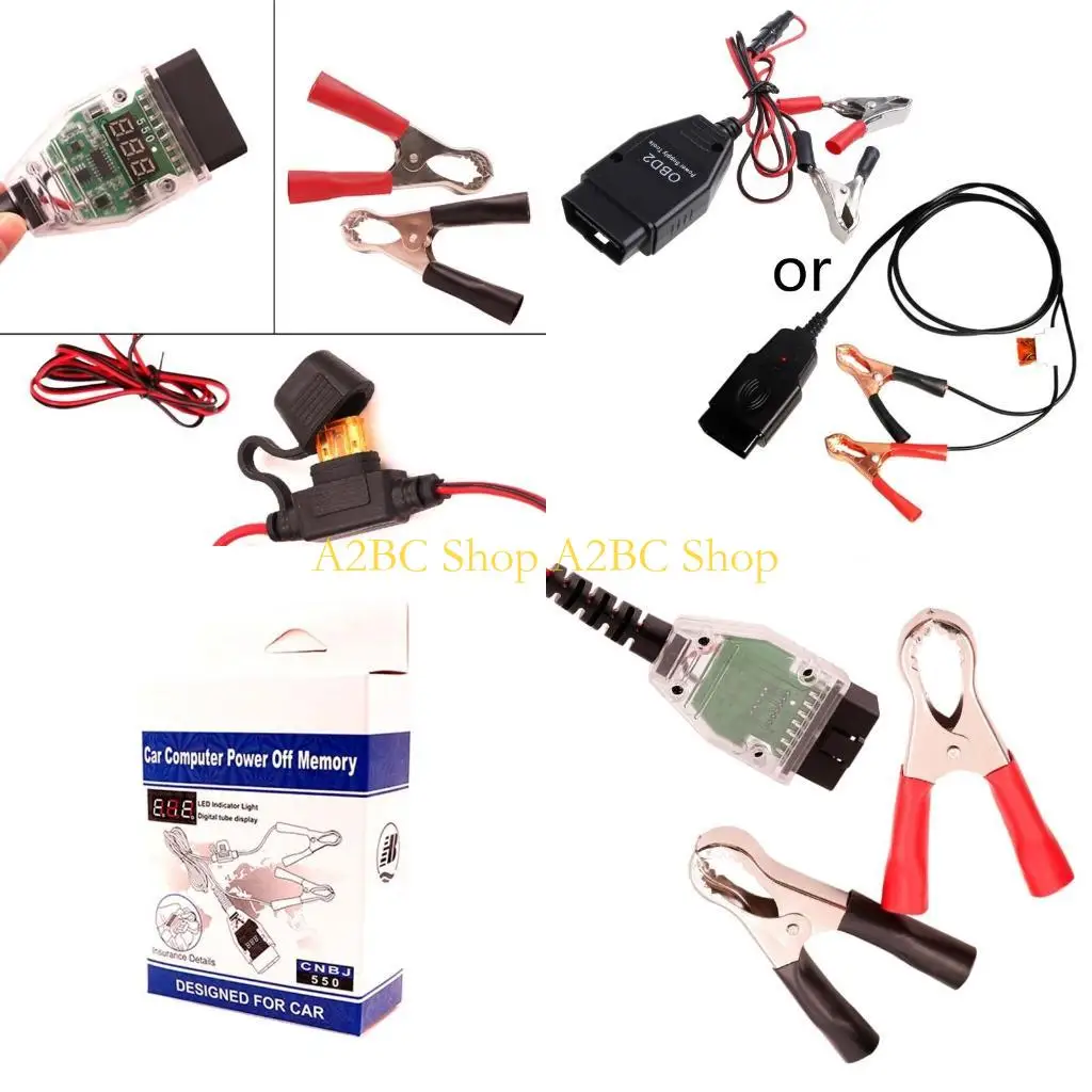 

A2BC OBD2 Automotive Battery Replacement Tool Car Computer Memory Saver