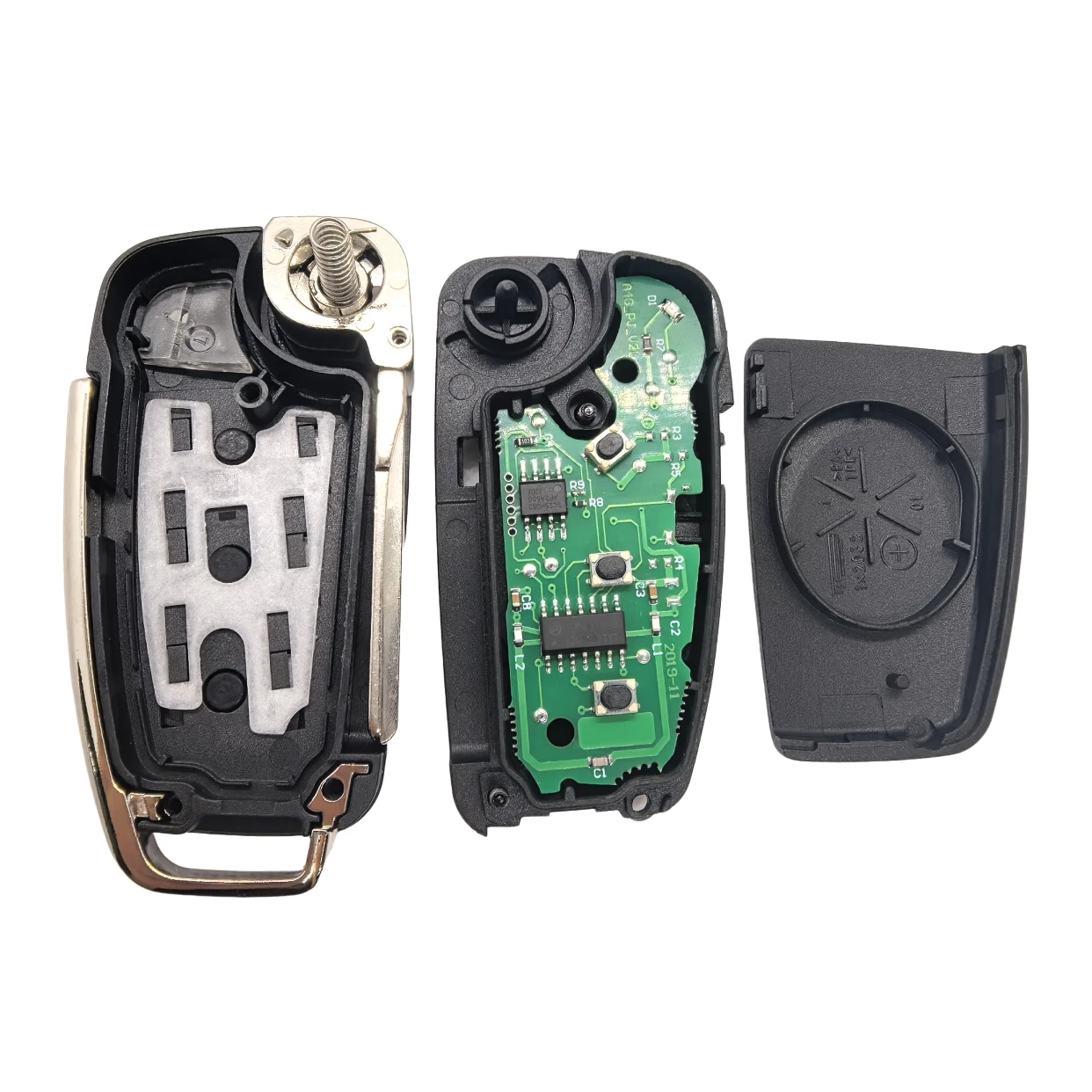 Clé de voiture à distance 315/433Mhz, pour Audi Q7 B7 Q3 A3 TT A2 A8 A6 A6L A4 S5 C5 C6 B6 A4L A5 Q5 S RS S1 8X0837220D 8P0837220D puce ID48