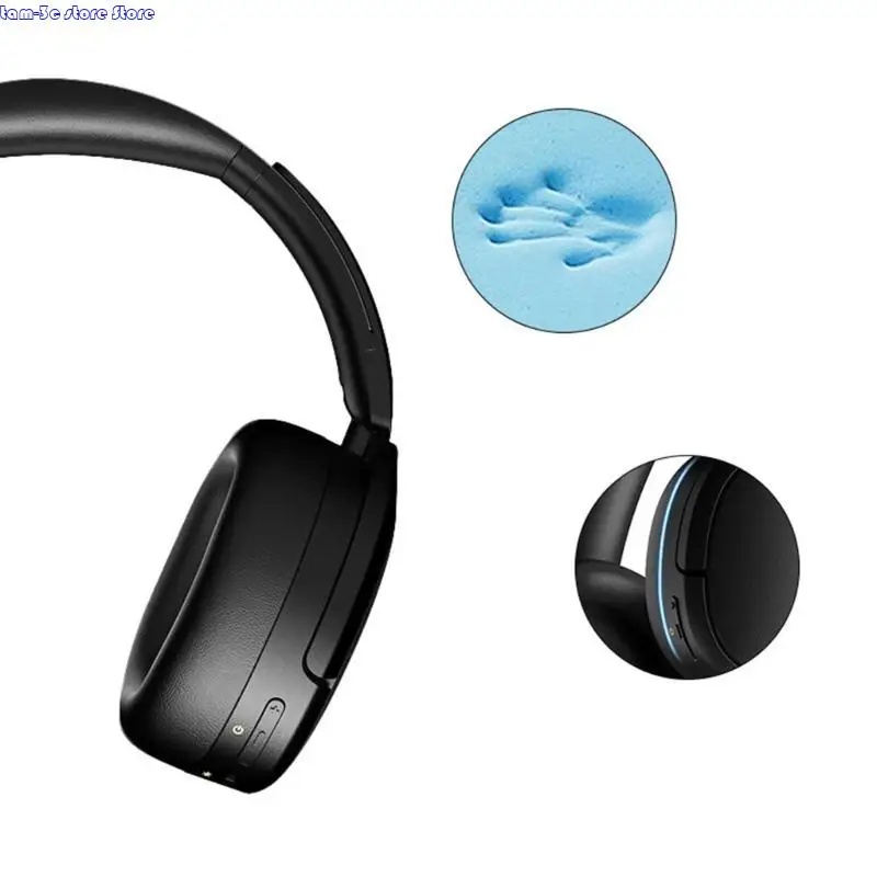 D0UA 단백질 가죽 이어 패드 W860NB 헤드셋을위한 소음 분리 귀 쿠션