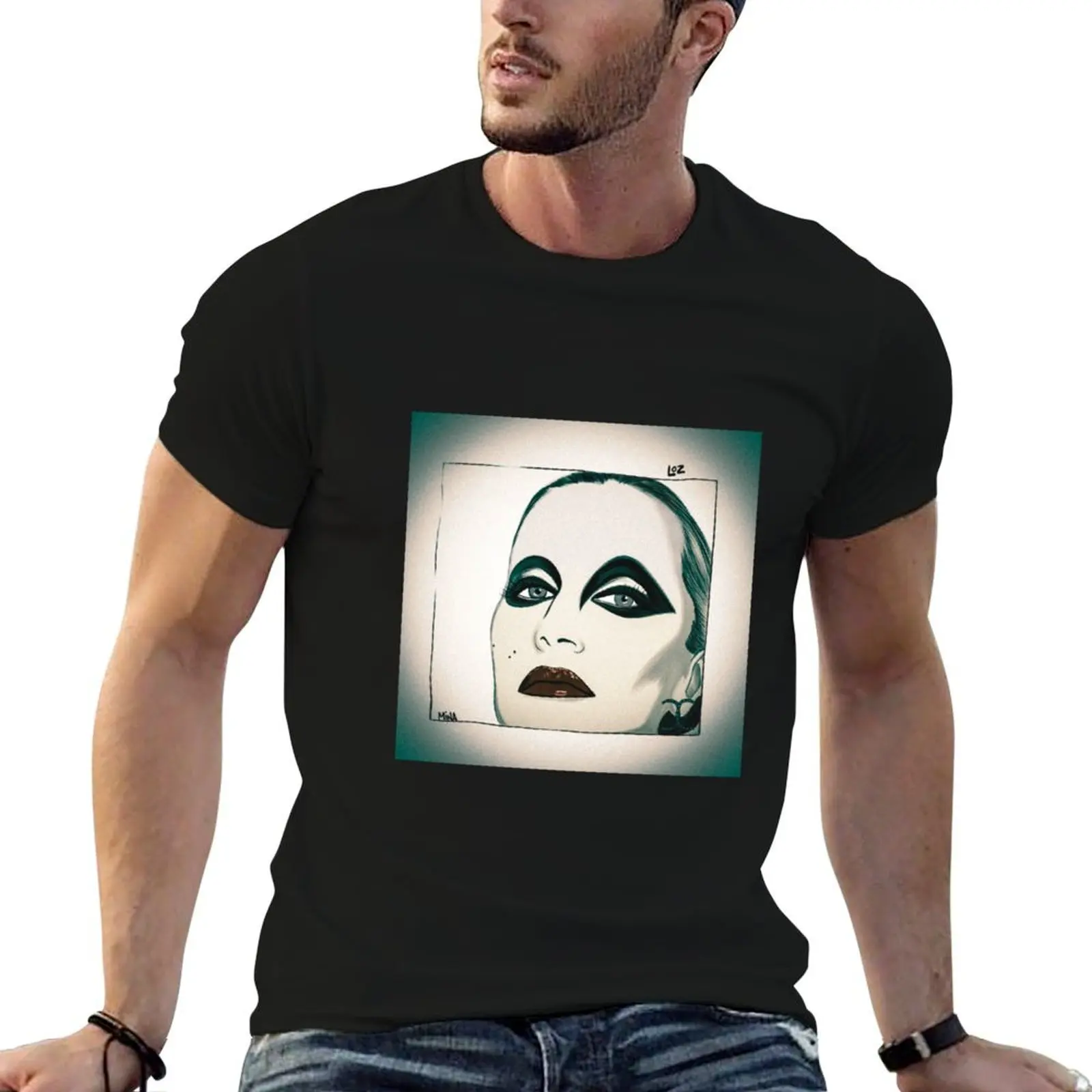 Mina Mazzini T-Shirt oversized t shirt vintage clothes custom shirt plain mens designer clothes