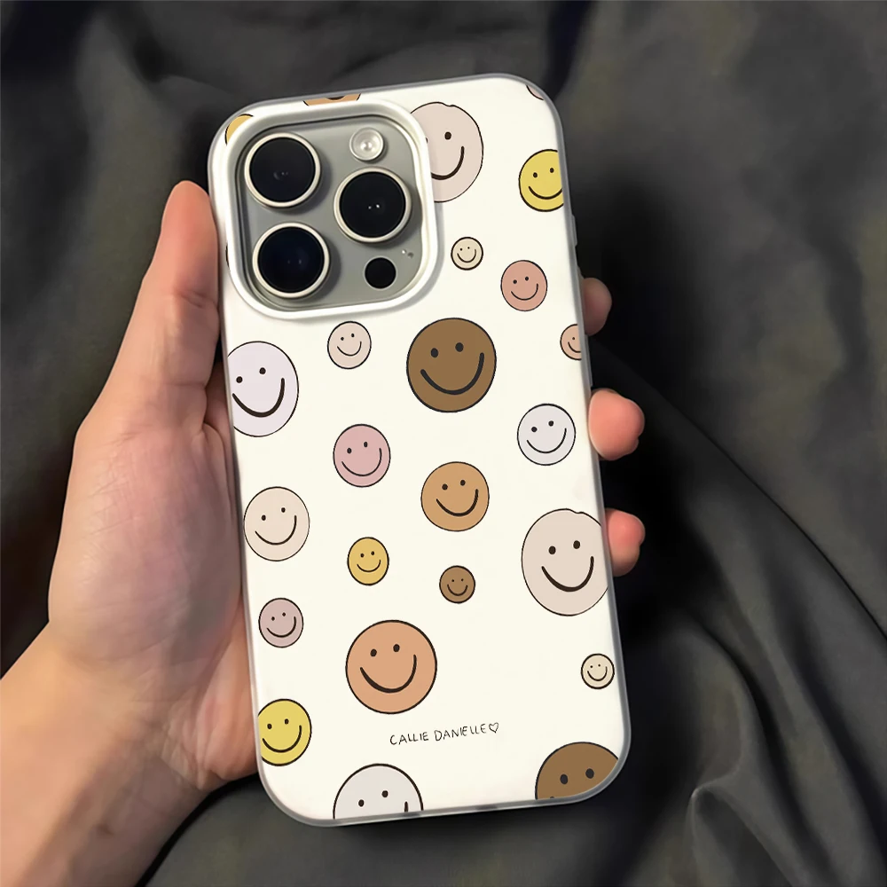Jelly texture Phone Case For Xiaomi Redmi Note 14 Pro 13 12 11 Pro 5G 15C 13 12 10 Pro Soft Retro Groovy Nineties Smiley Cover