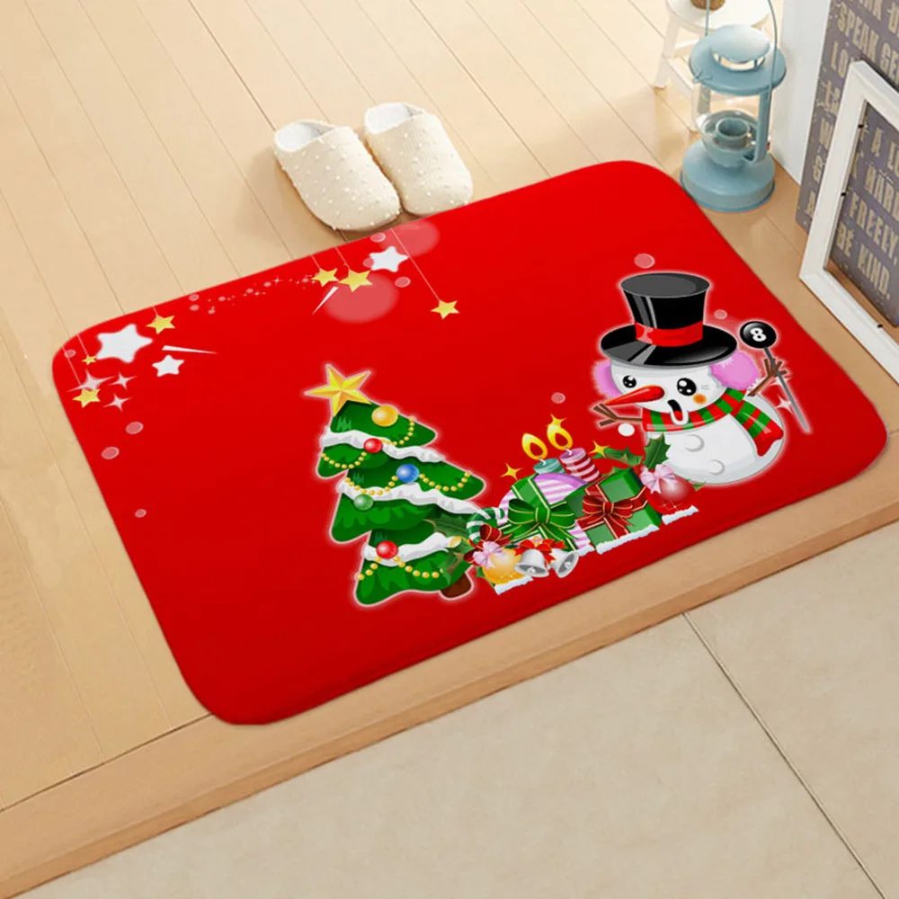 Santa Claus Weihnachts matte Outdoor Teppich Dekoration Home Boden Geschenk