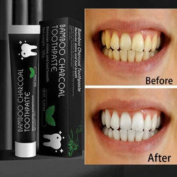 Bamboo Charcoal Toothpaste Remove Plaque Stains Teeth Whitening Fresh Breath Dental Cleaning Oral Health Care Products 105g