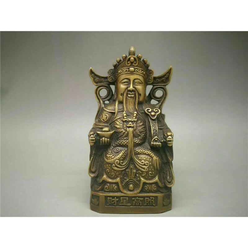 

Chinese Antiques Collection Chinese Myth Brass God of Wealth