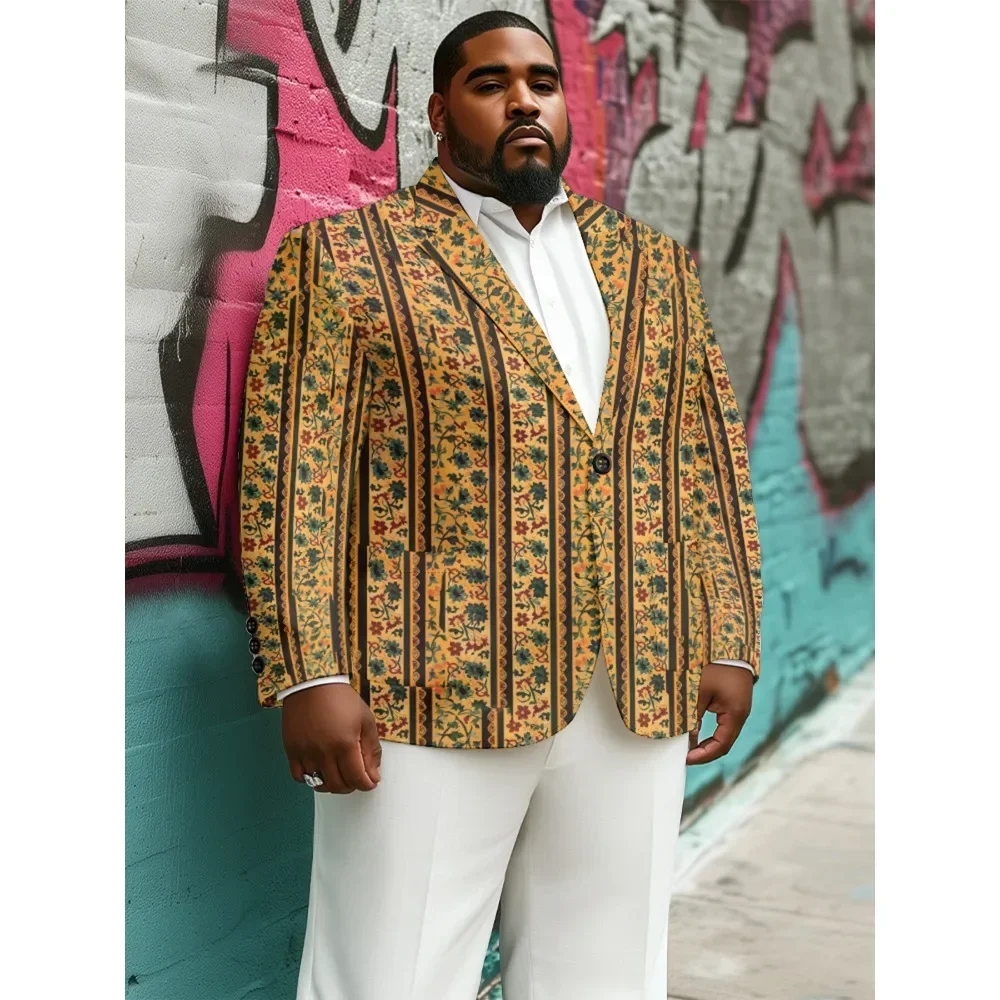 중동풍 멋진 세트 남성 블레이저, 빈티지 재킷, 단추 슬림핏 스포츠 코트, 홀리데이 파티 블레이저, 플러스 사이즈 9XL