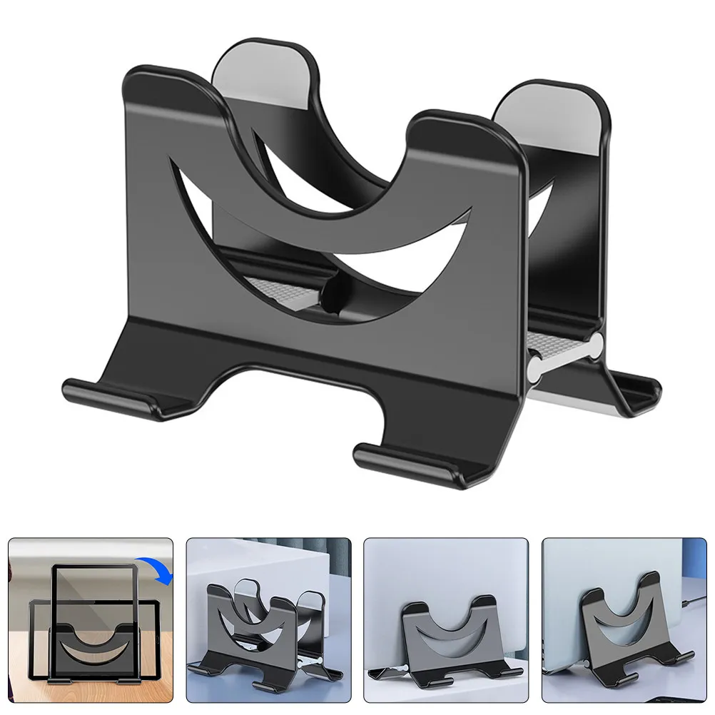 

Охлаждающая подставка для ноутбука, вертикальный держатель для ноутбука, для рассеивания тепла, эргономичная настольная подставка, портативная, легкая, из АБС-пластика