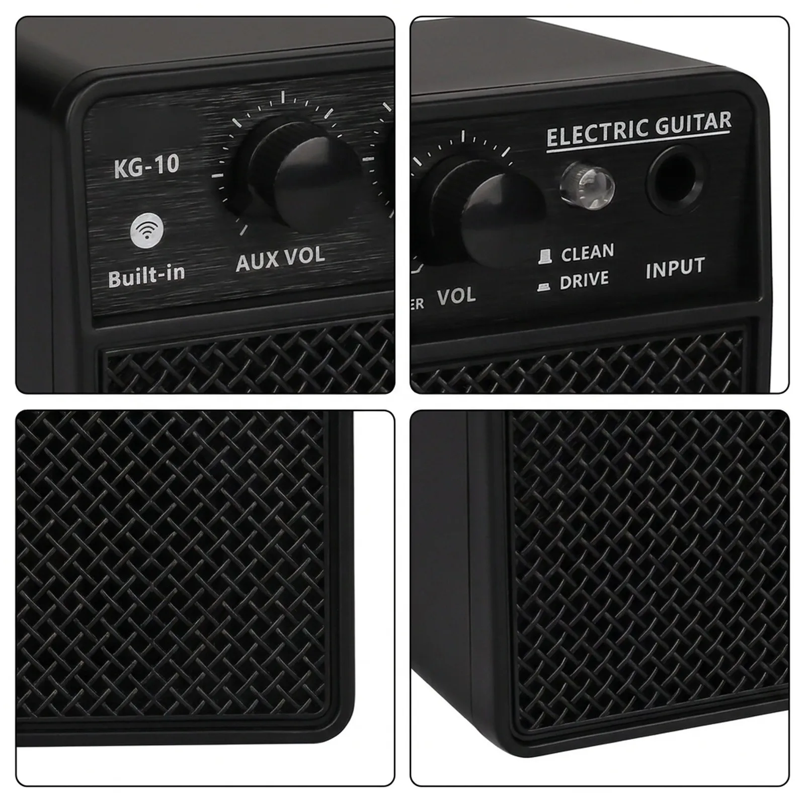 Acoustic Electric Guitar Amp Speaker Portable Battery Powered with Compact Dimensions and Reliable Sound Output