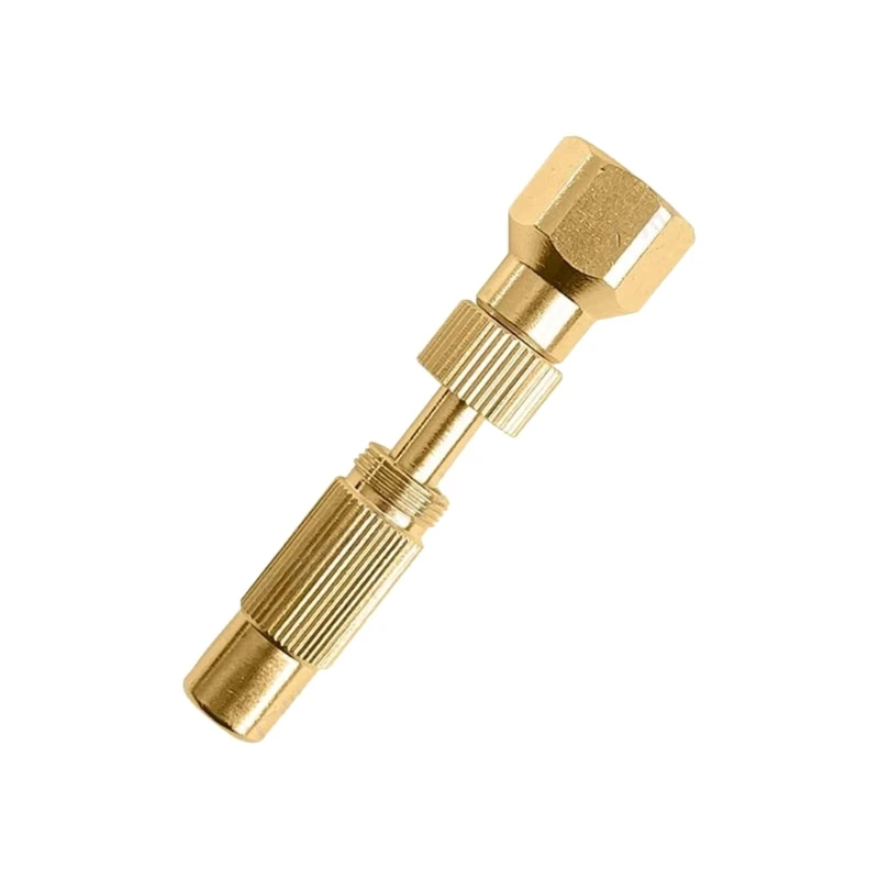 U90C Brass Air Inflator Adapter, 1/4NPT Tire Inflator Connector for Auto Air Compressors Air Hoses Air Chuck