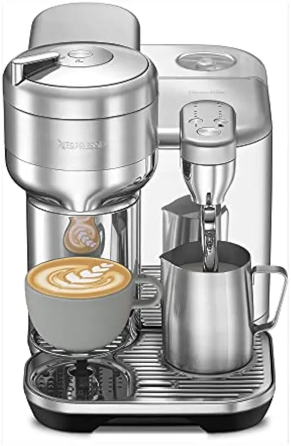 Vertuo Creatista Single Serve Coffee Maker, Espresso Machine, BVE850BSS - Brushed Stainless Steel, Medium