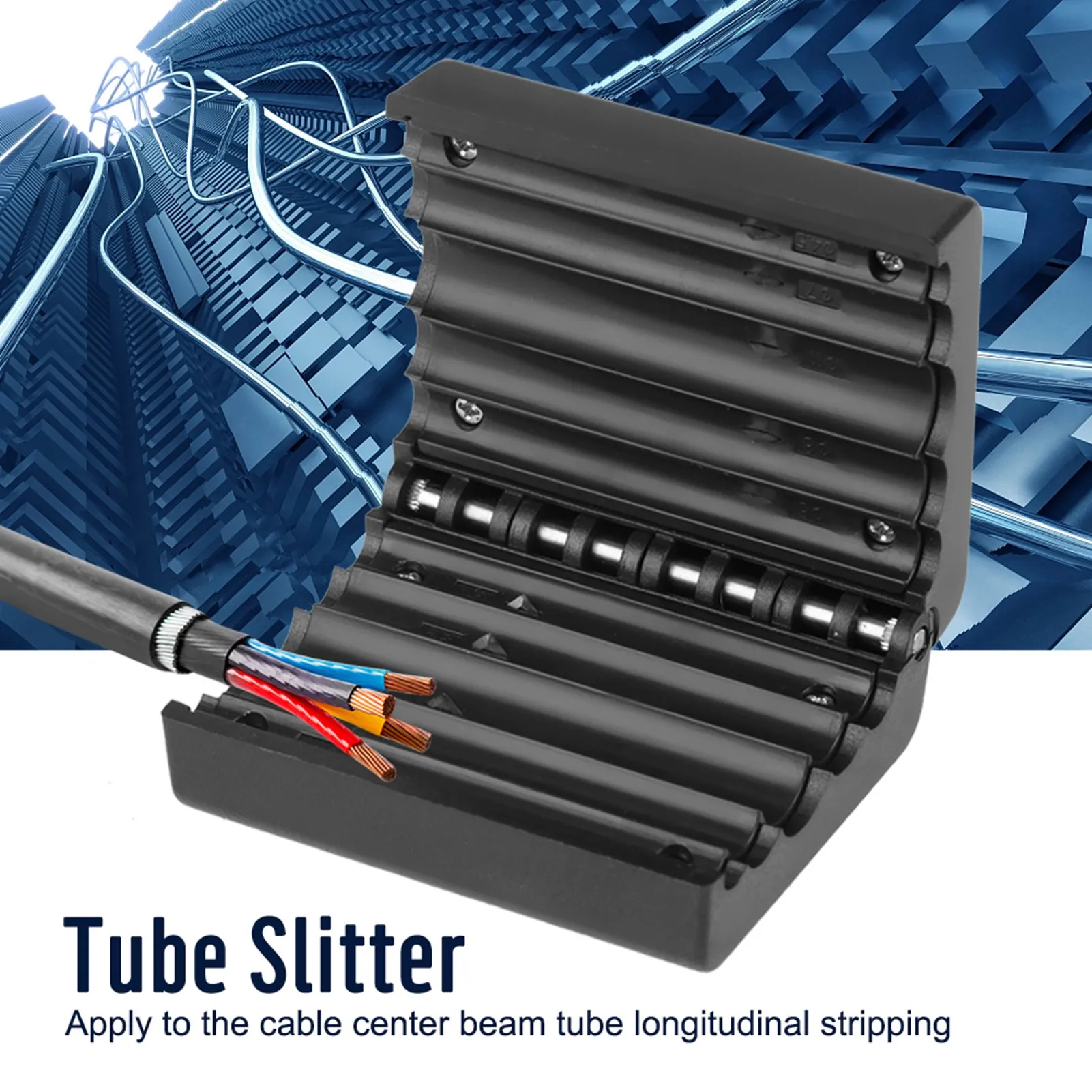 Ferramenta cortadora de cabo, descascador de cabo 4.5-11mm, descascador de cabo de fita, amortecedor óptico, tubo solto
