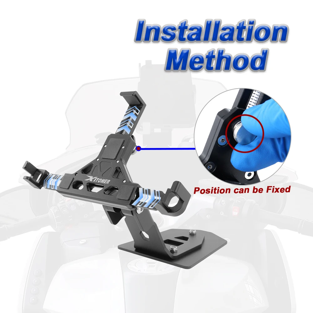 Phone Holder Bracket Motorcycle GPS Mount GPS Bracket Navigation Bracket Adapter R 1250 RT R1250 RT R1250RT 2020-2025 For BMW
